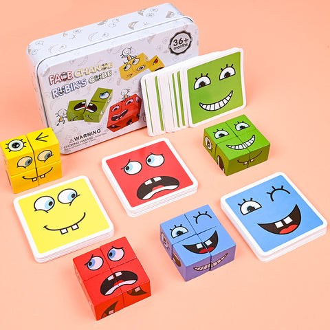 Face Changing Magic Cube Puzzle - The Write Stuff