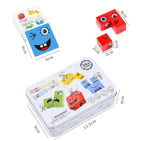 Face Changing Magic Cube Puzzle - The Write Stuff