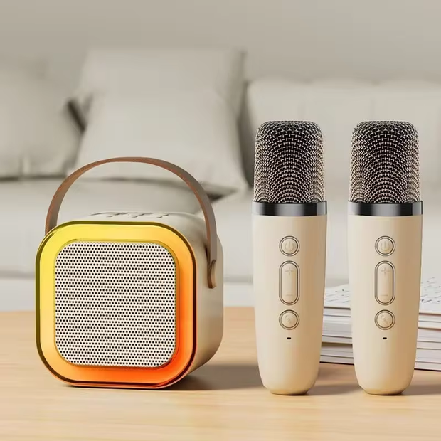 Wireless Karaoke Speaker with 2 Mike