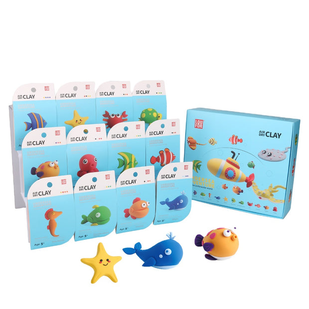 Under Sea Adventure Air Dry Clay ( Pack of 2 )