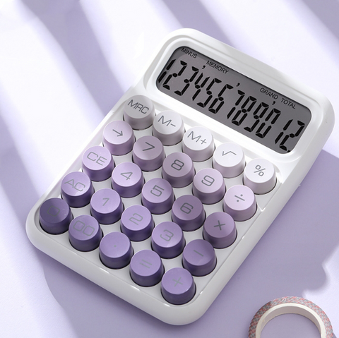 Dual Colour  Mechanical Calculator