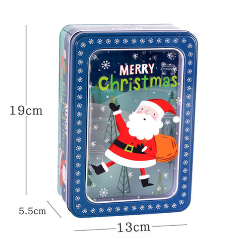 Christmas Gift Tin Box Rectangle