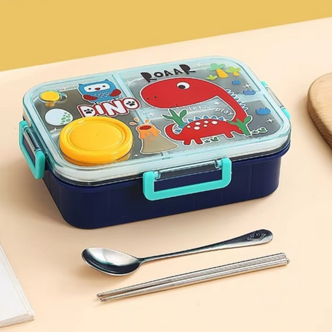 3 Grid Bento Stainless Steel Lunch Box no. 2579