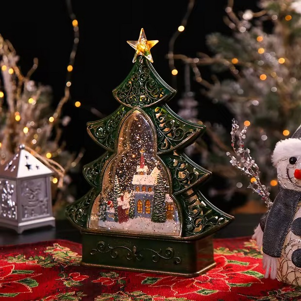 Christmas Tree Snow With LED Light and Music