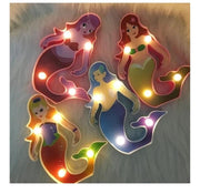 Marquee Mermaid LED Night Lamp - The Write Stuff
