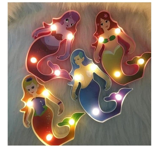 Marquee Mermaid LED Night Lamp - The Write Stuff