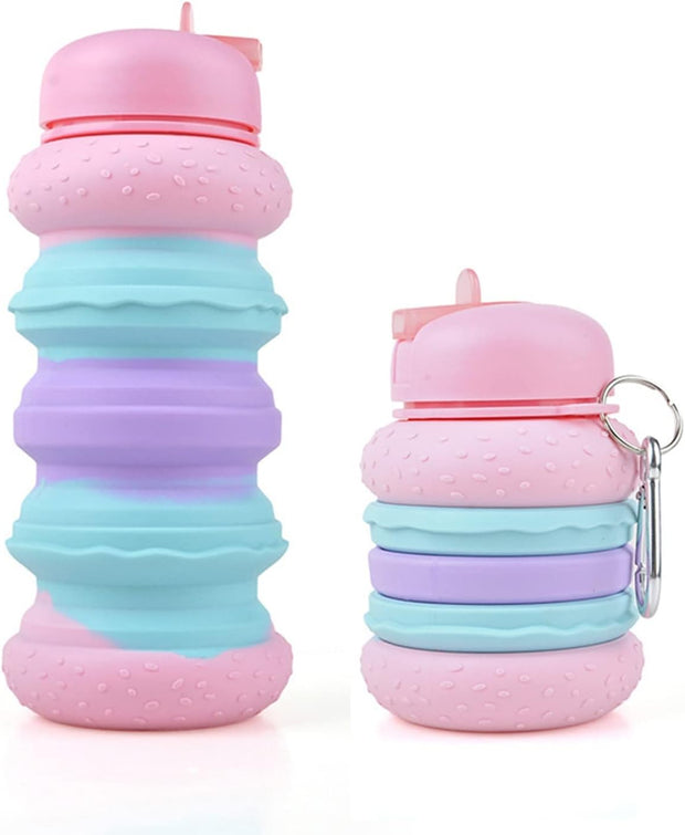 Burger Expandable 600ml Silicone Bottle for Kids - The Write Stuff