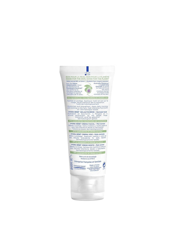 Mustela HydraBebe Facial Cream - 40ml - The Write Stuff