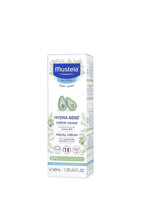 Mustela HydraBebe Facial Cream - 40ml