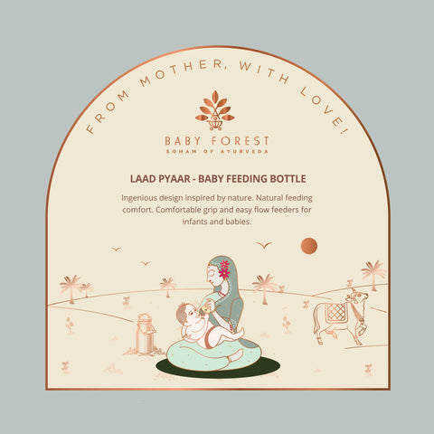 BABY FOREST Laad Pyaar Baby Feeding Bottle (260 ml)