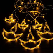 Diya Curtain Warm LED String Lights