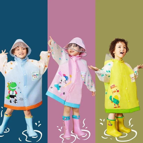 Raincoat for Kids -  Waterproof and Windproof - The Write Stuff