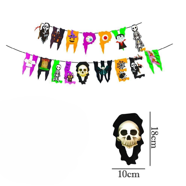 Halloween Party Decor Wall Banner