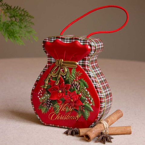 Christmas Gift Bag Metal Tin Box