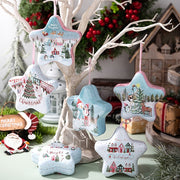 Christmas Star tin Box with lids
