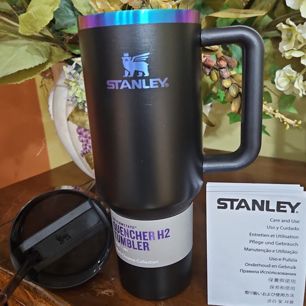 Stanley Black Chroma - Quencher H2.0 Flow State Tumbler | 40 OZ - The Write Stuff