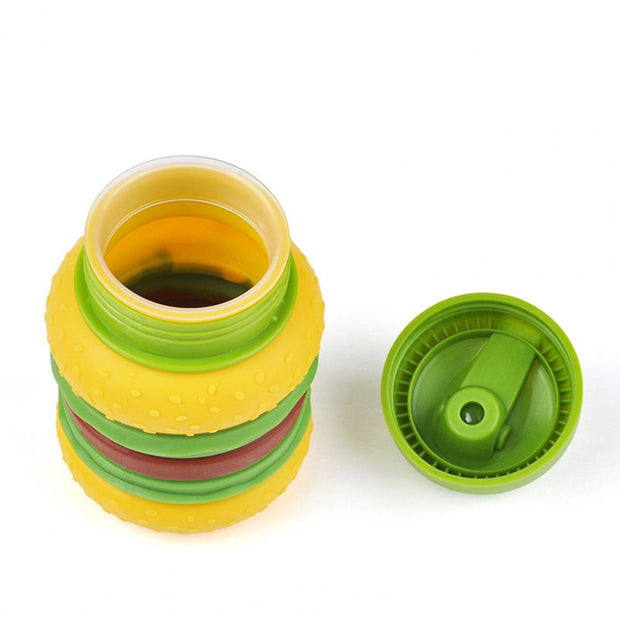 Burger Expandable 600ml Silicone Bottle for Kids - The Write Stuff