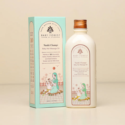 baby forest nanhi champi  baby hair massage oil