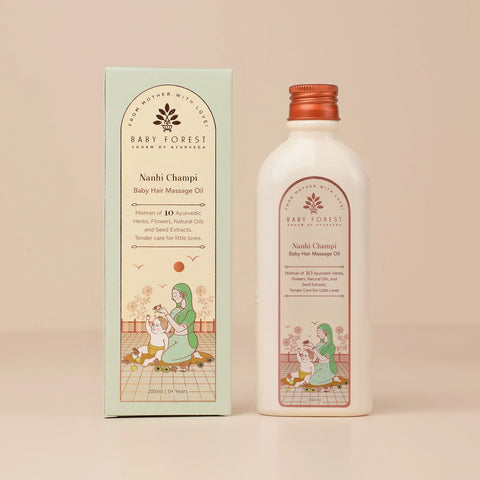 baby forest nanhi champi  baby hair massage oil