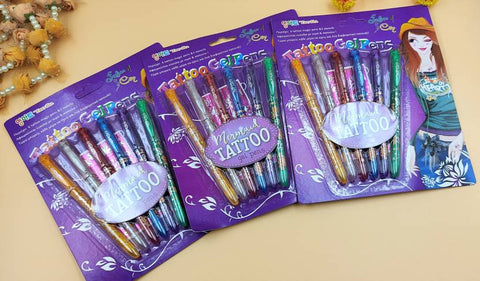Mermaid Tattoo Gel Pens - The Write Stuff