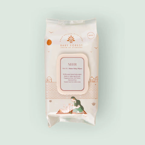 BABY FOREST Neer 99.9% Water Baby Wipes - The Write Stuff