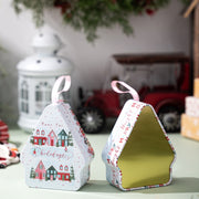 Christmas cookie tin Box with lids