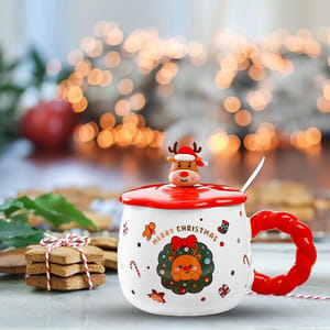 Holiday reindeer cup for kids