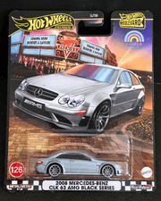 Hot Wheels Premium Boulevard Mercedes Benz CLK 63 AMG Black Series – 1:64 Die-Cast Model Car (Collector Edition) - The Write Stuff