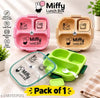 Miffy Bento Lunch Box with 3 Compartments