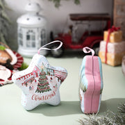 Christmas Star tin Box with lids