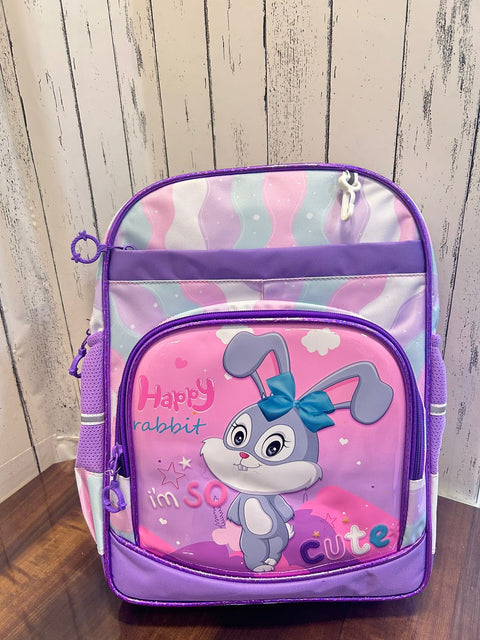 Rabbit School Backpack With Pencil Case