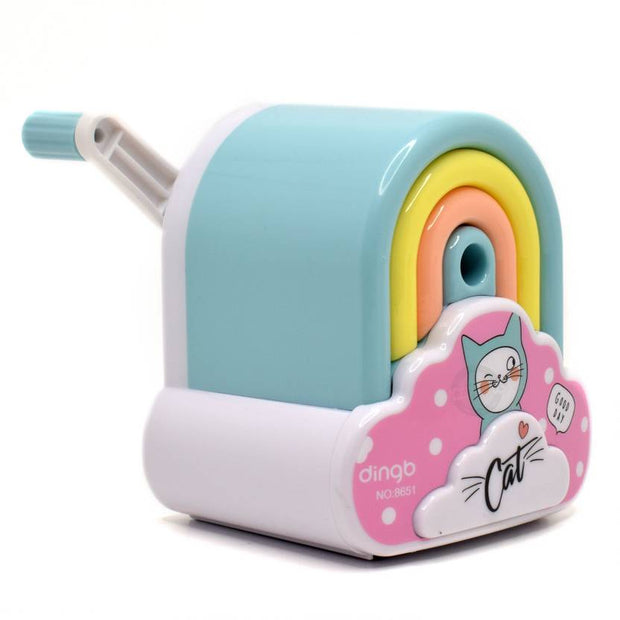 Cute Rainbow Pencil Sharpener for Kids - The Write Stuff