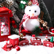 Xmas Wooden Mini Train - The Write Stuff