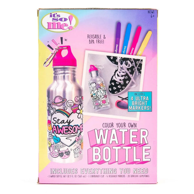 Just My Style- Color Your Own Water Bottle - The Write Stuff