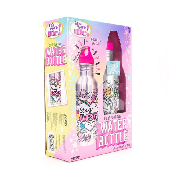 Just My Style- Color Your Own Water Bottle - The Write Stuff