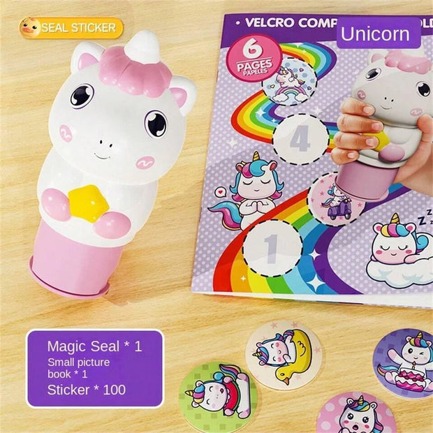 Magic Stamper Stickers with Activity Book - The Write Stuff