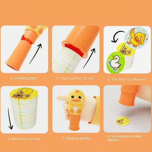 Magic Stamper Stickers with Activity Book - The Write Stuff