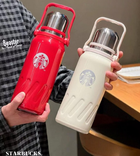 Starbucks - Stainless Steel Water Bottle with Handle