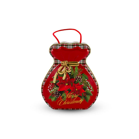 Christmas Gift Bag Metal Tin Box