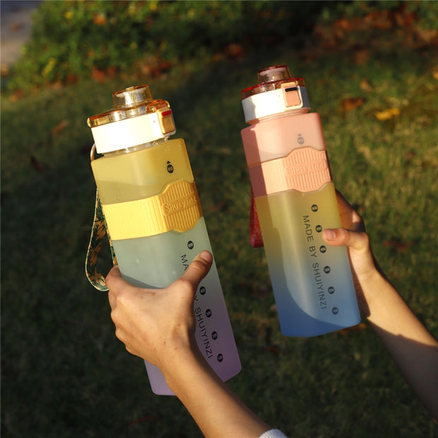 Square Drinking Water Bottles - The Write Stuff