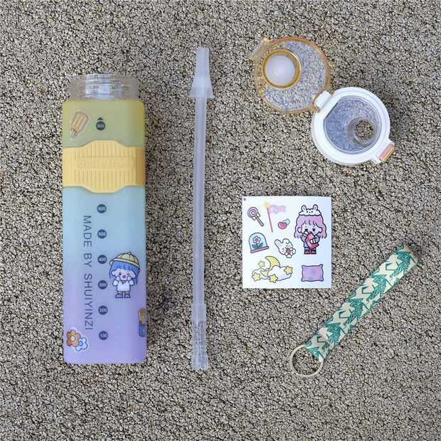 Square Drinking Water Bottles - The Write Stuff