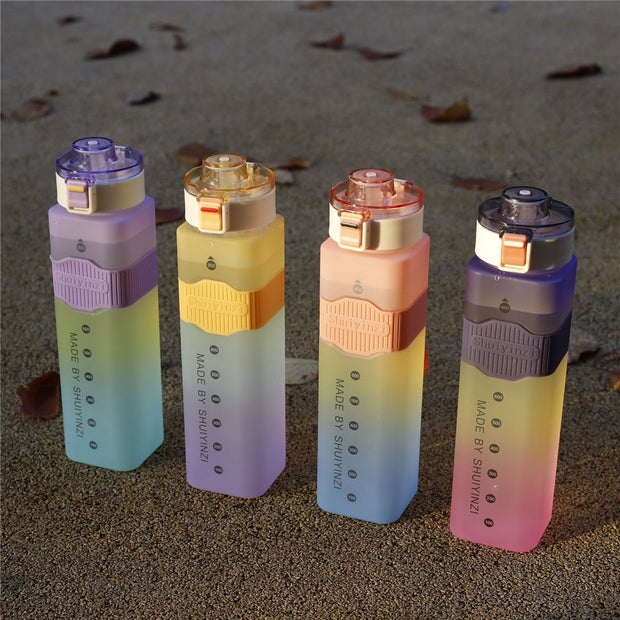 Square Drinking Water Bottles - The Write Stuff