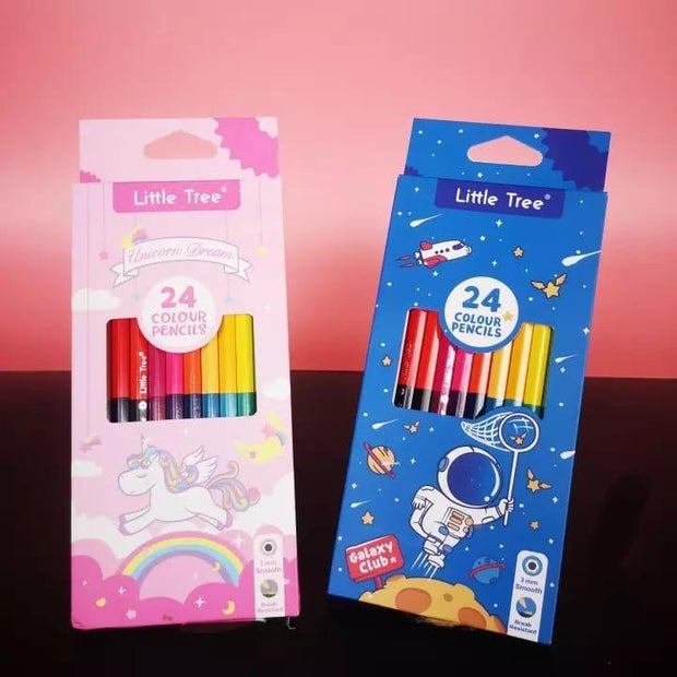 Colour Pencils - Space & Unicorn