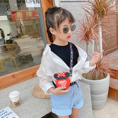 Cute Mickey Minnie Sling Bag