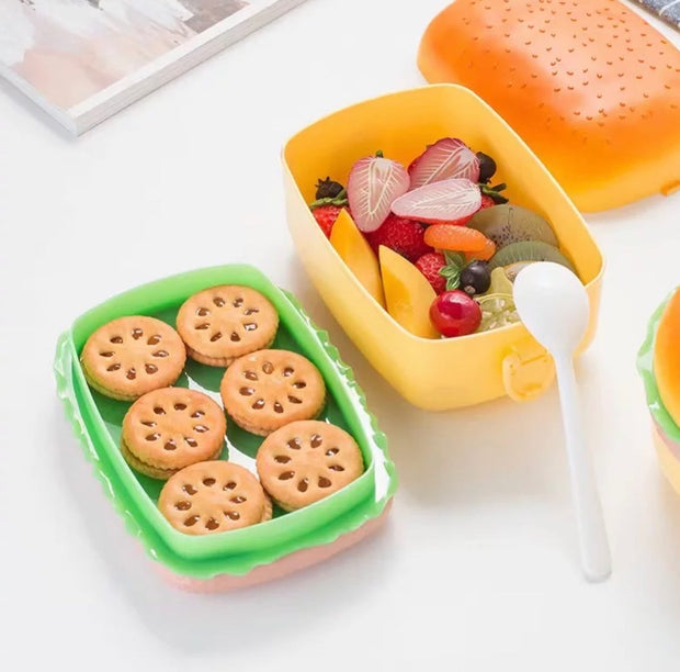 Burger Shape Lunch Box for Kids - Lunch Box for Kids