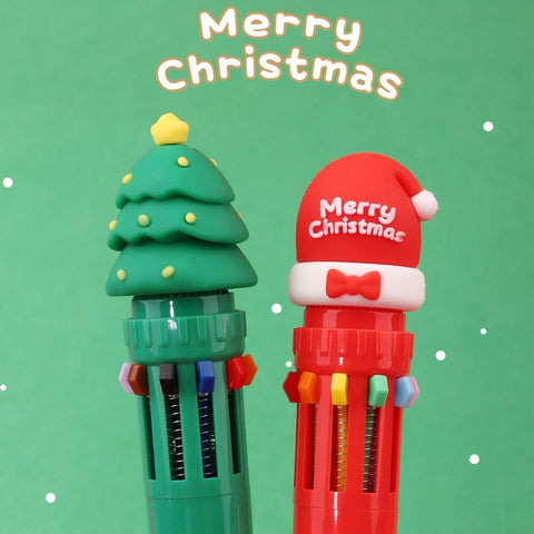 3D Christmas Pen 10 in 1  set of 2