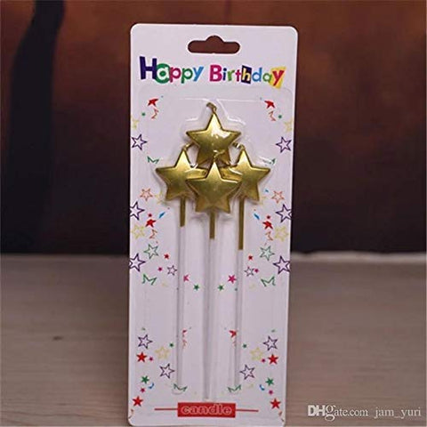 Birthday Candle - Golden Star