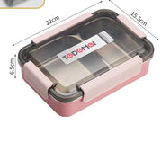 Tedemei 2 compartment steel Lunch box