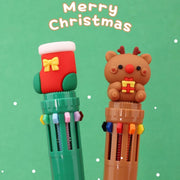 3D Christmas Pen 10 in 1  set of 2