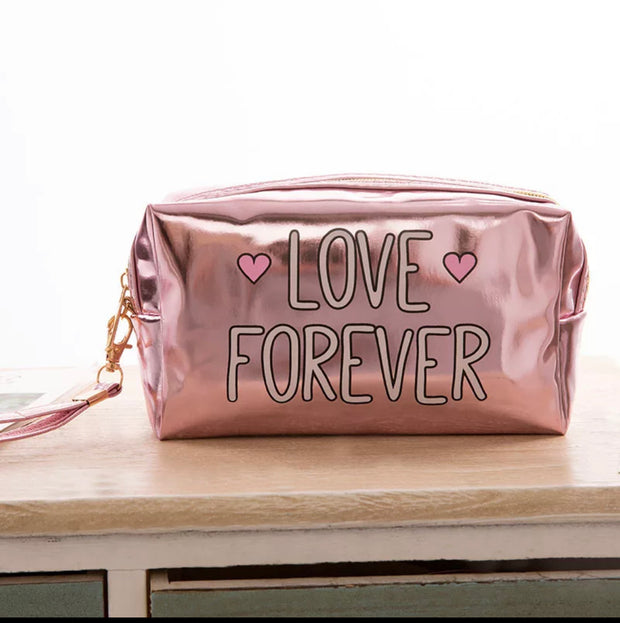 Love Forever Makeup Pouches